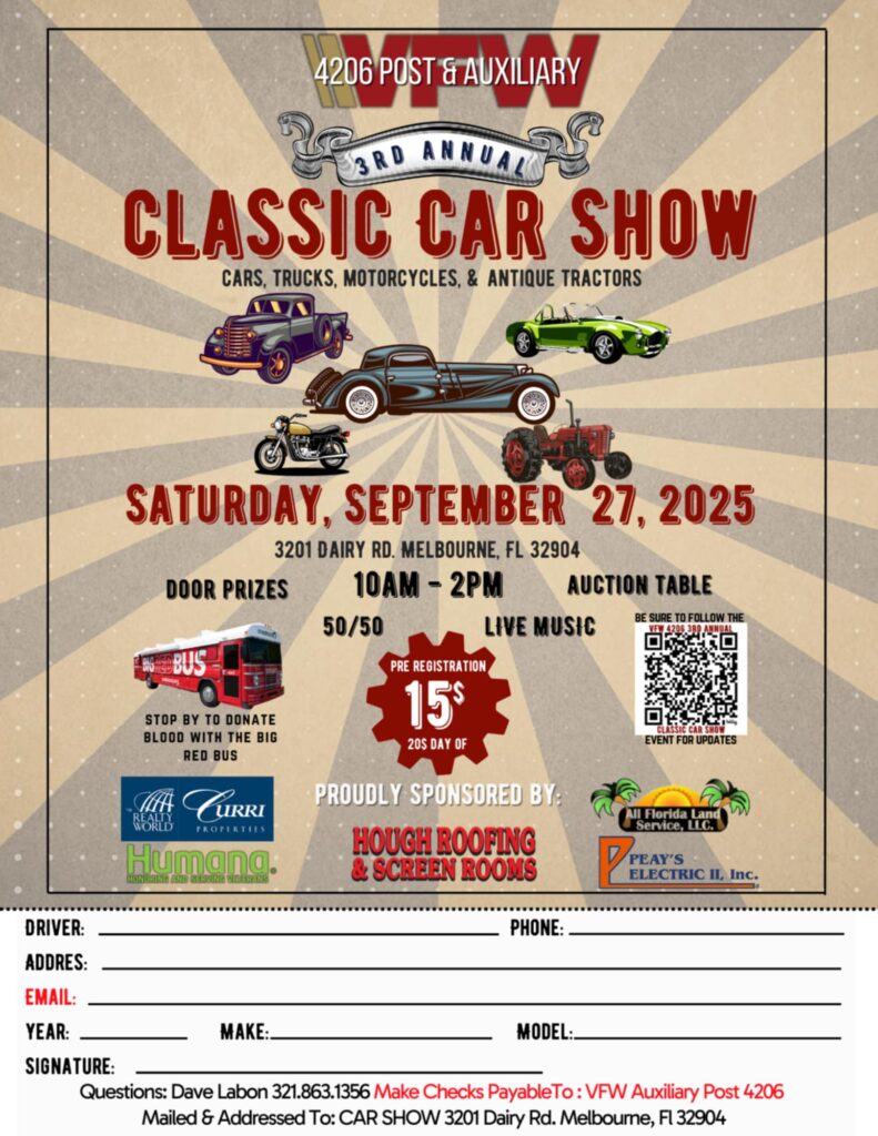 VFW 4206 - 3rd Annual Car Show