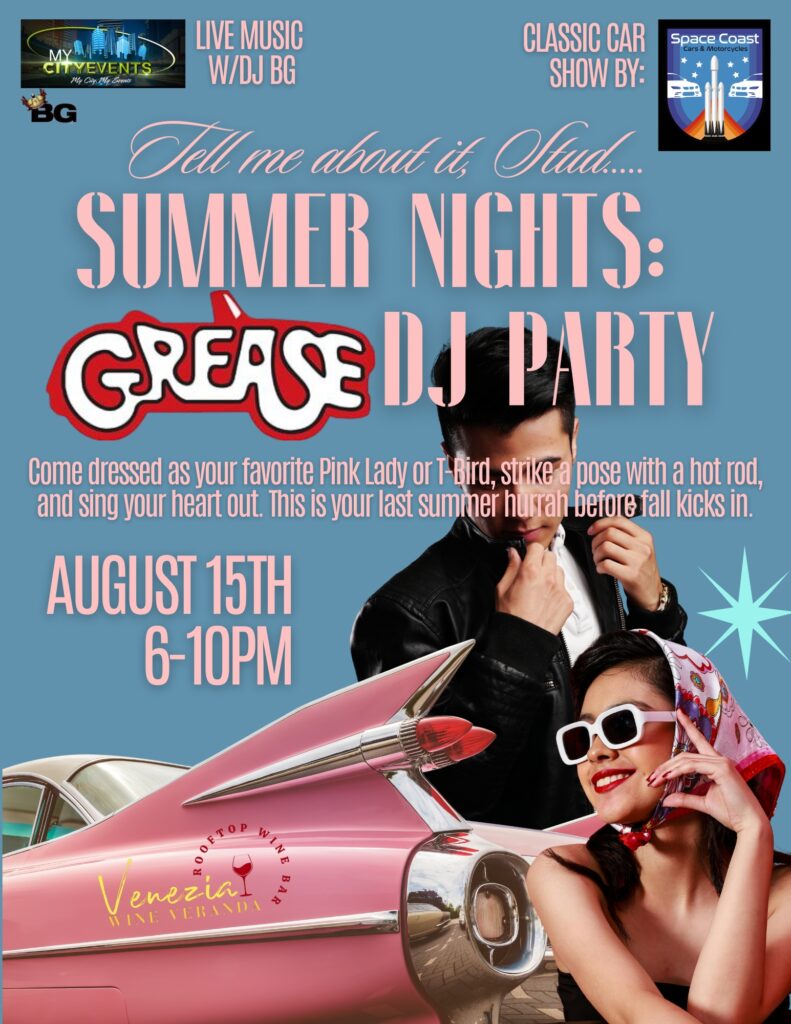 Summer Nights Grease DJ Party