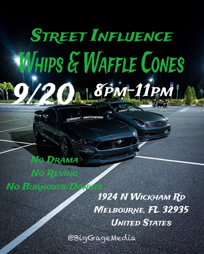 Street Influence - Whips and Waffle Cones Car Show