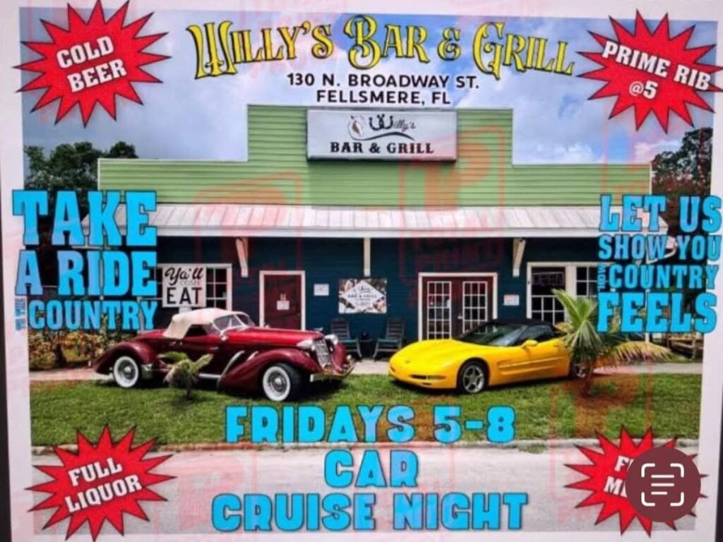 Milly\'s Bar and Grill Friday Cruise In