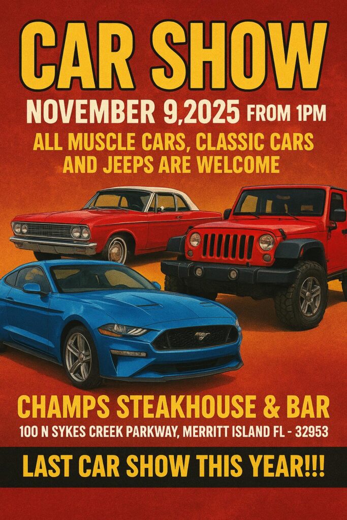 Champs Steakhouse Car Show