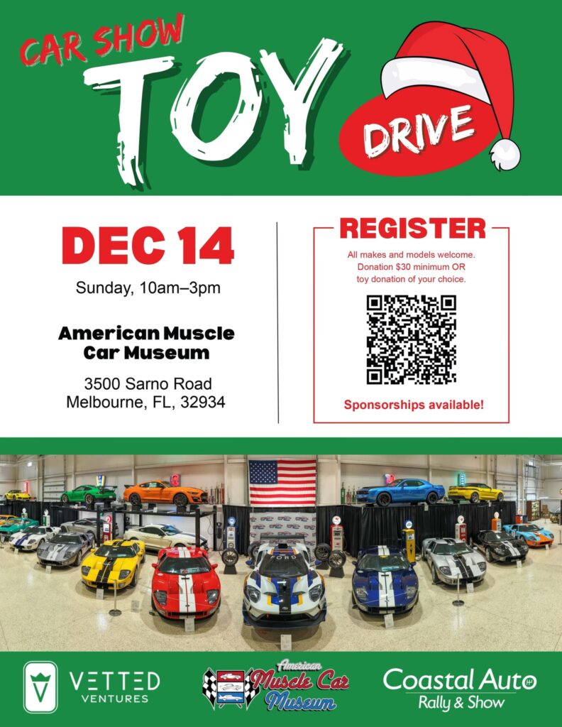 Car Show & Toy Drive - American Muscle Car Museum